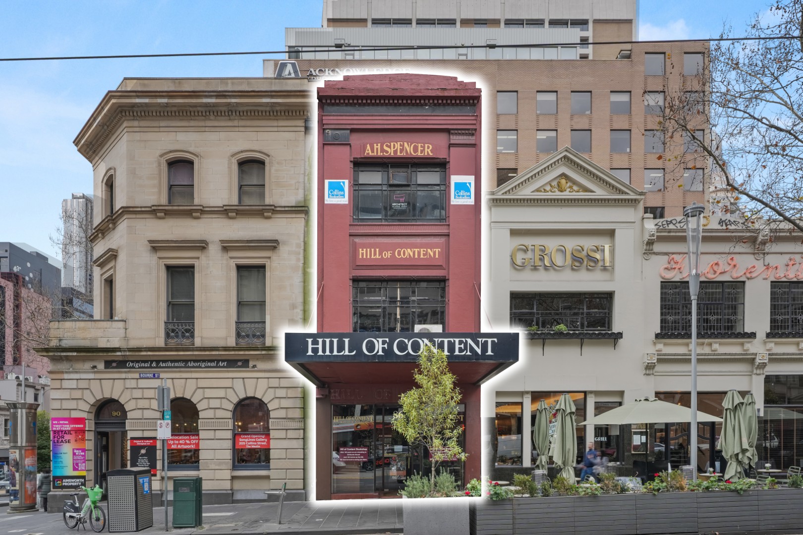 Heritage Charm Meets Modern Versatility on Bourke Street – Iconic Hill of Content Premises Offered for Lease 