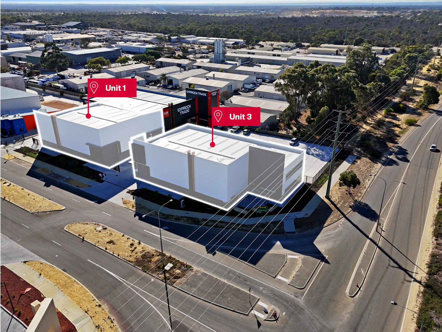 Two Brand New Showroom/Warehouses in Perth’s North Available for Sale or Lease
