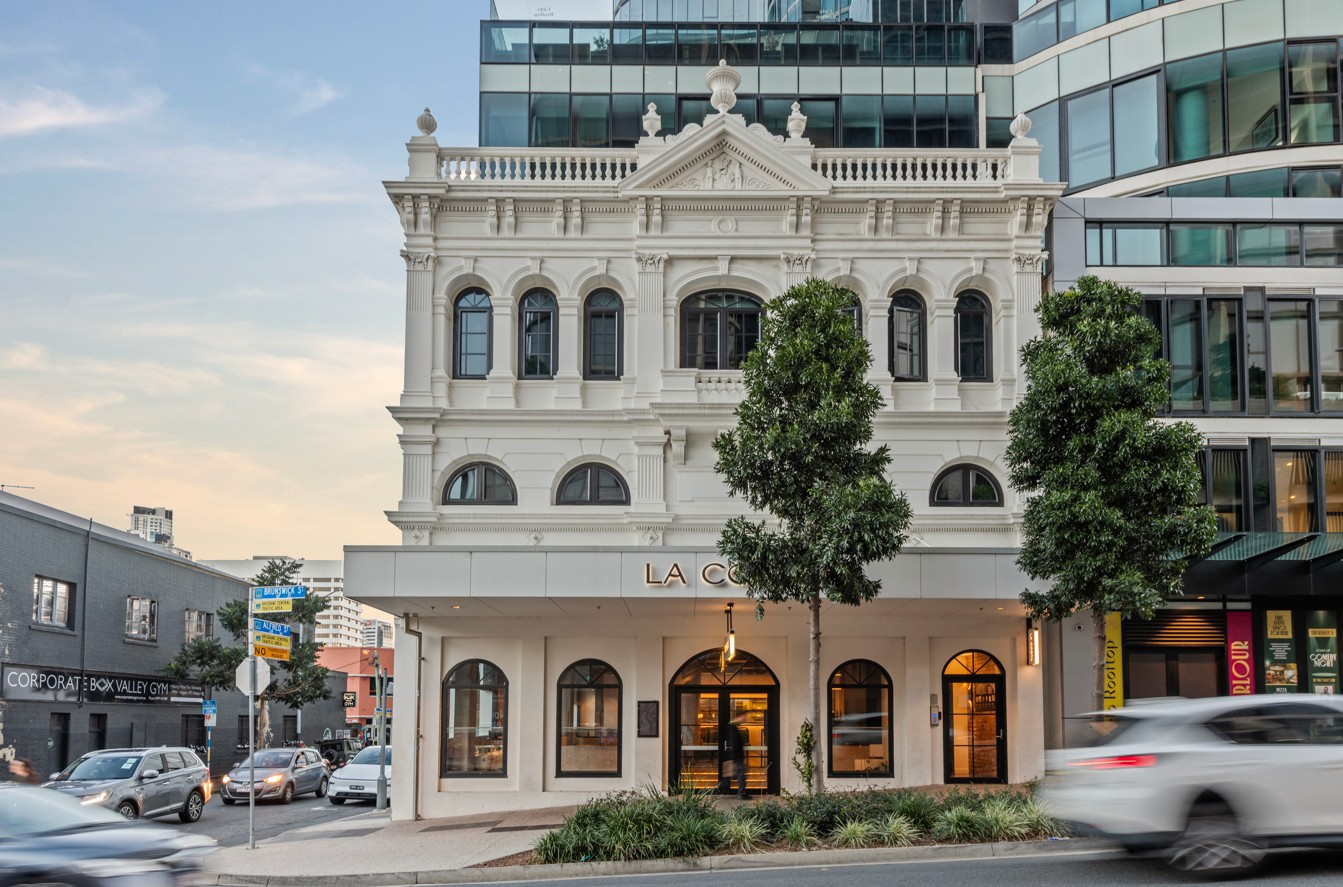 Heritage Fortitude Valley Venue with Rooftop Bar Offered for Lease