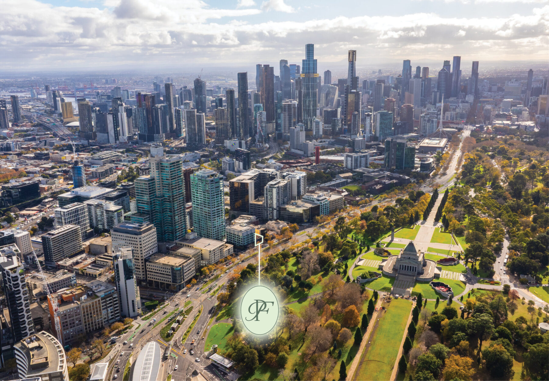 One of the Last Remaining Park-Fronted Development Sites on St Kilda Road Hits the Market