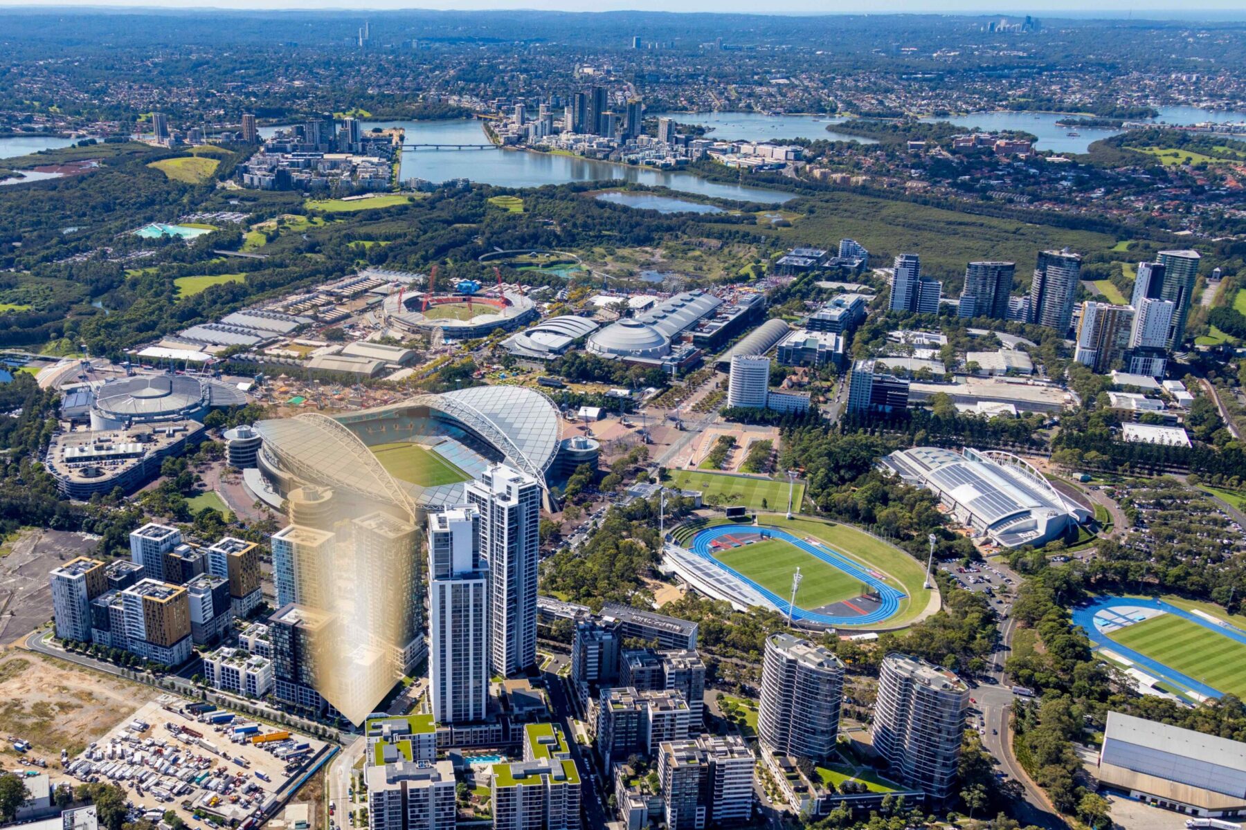 Brand New Building on Sydney Olympic Park