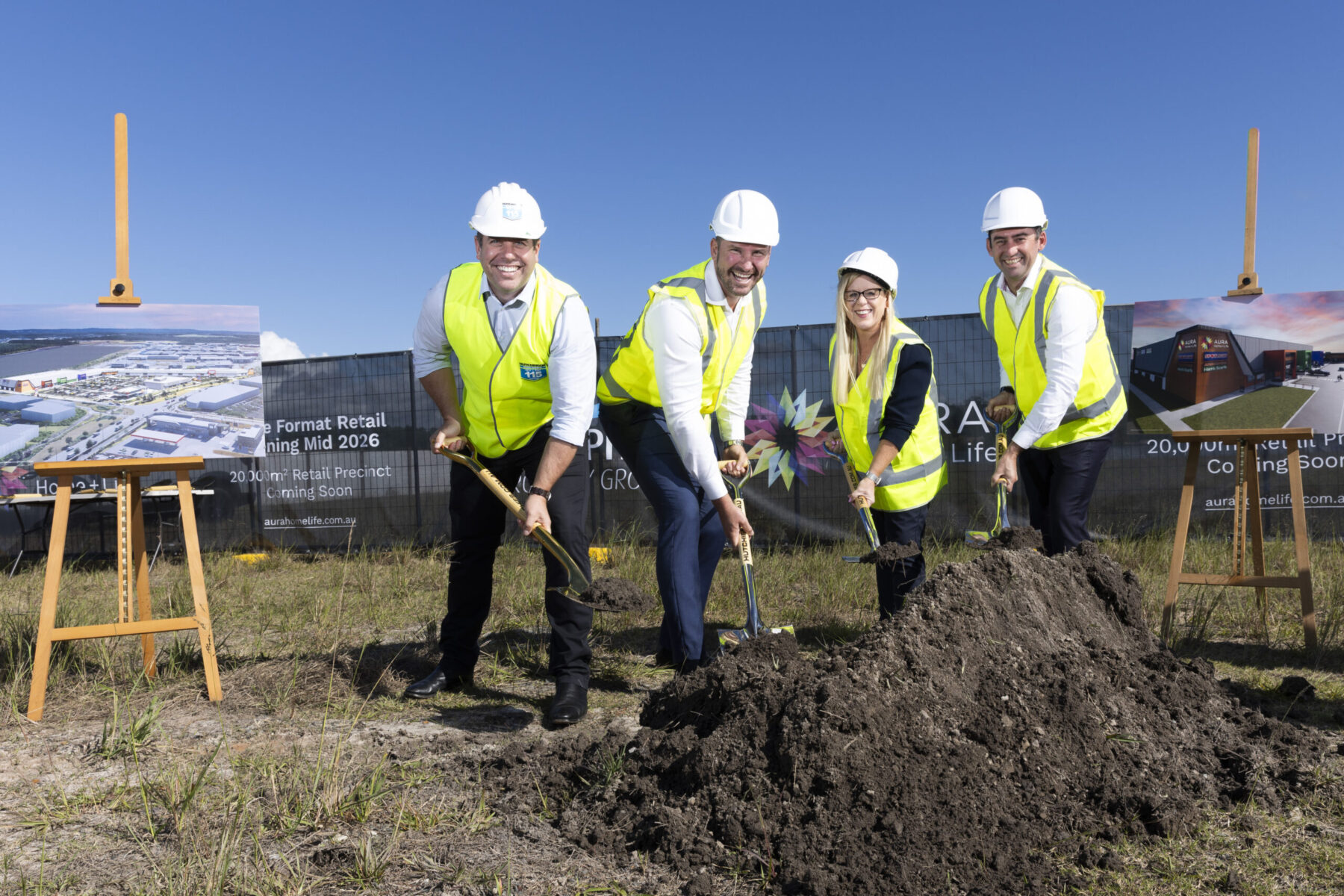 Big Brands, Big Plans: Construction Begins at Aura’s $80M Retail Hub