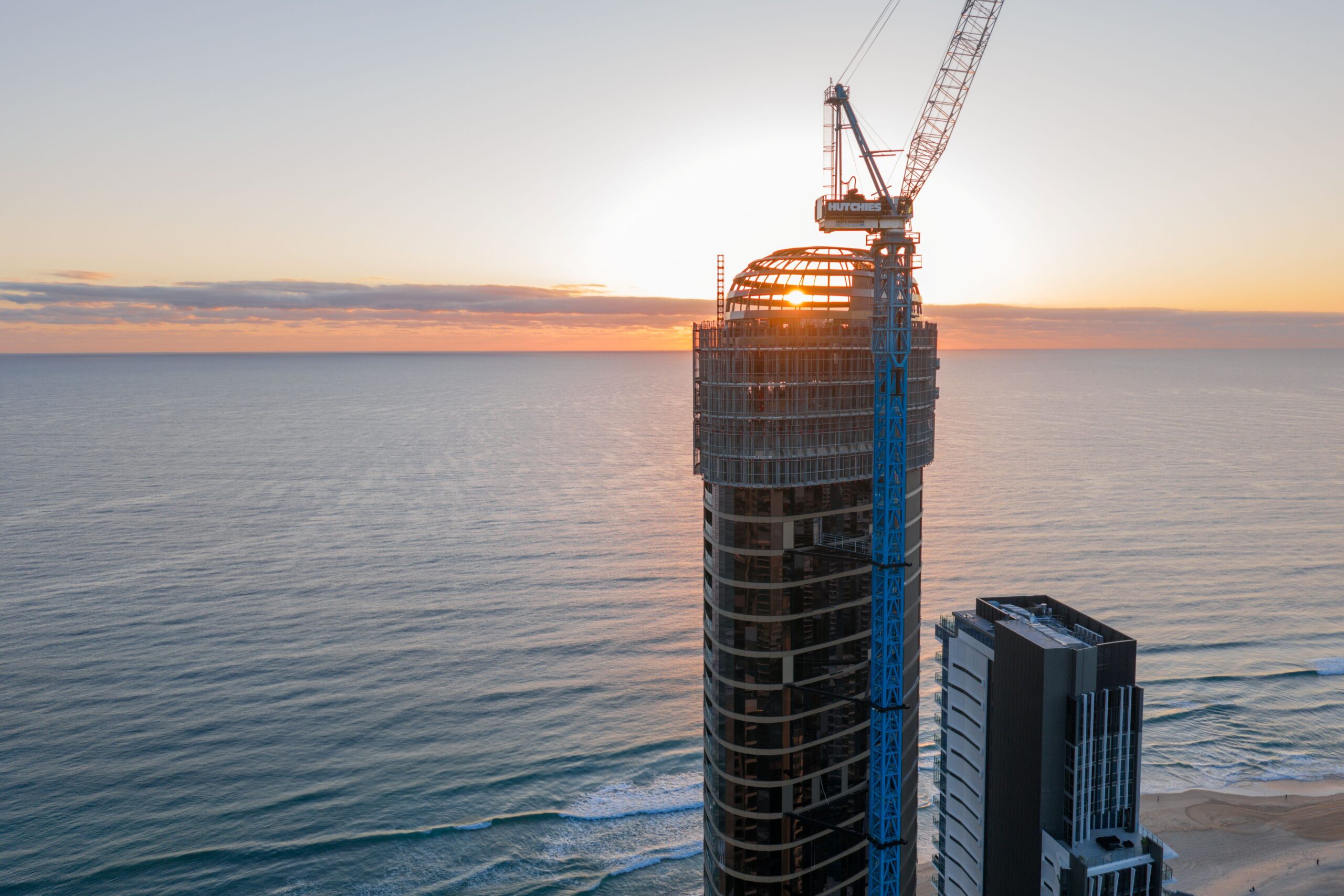 Royale Gold Coast Tops Out with Signature Crown