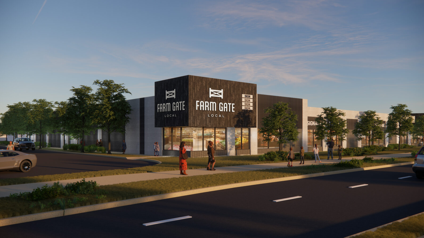New Farm Gate Local Shopping Centre Taking Shape in Clyde