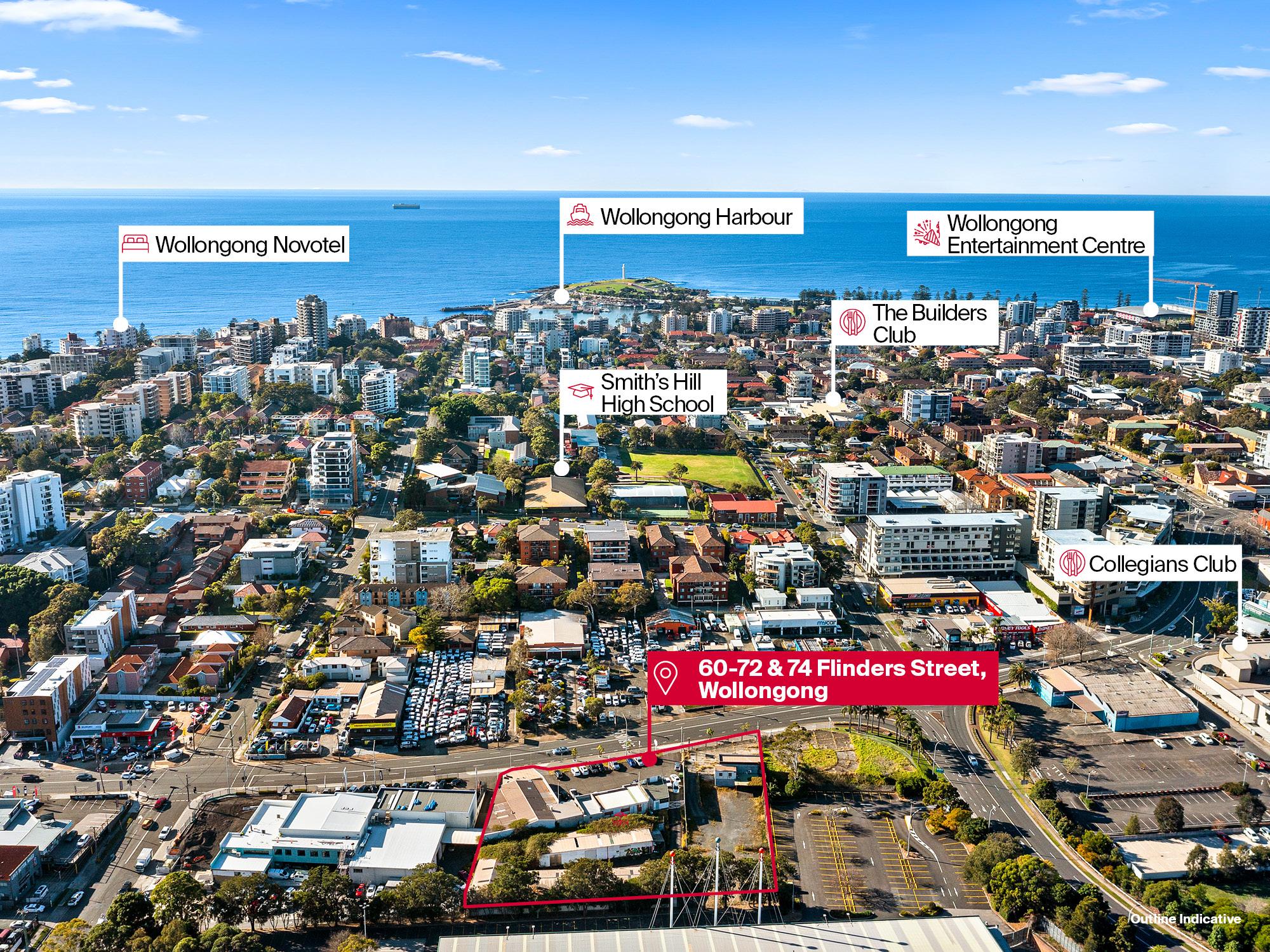 High-profile Wollongong development site for sale