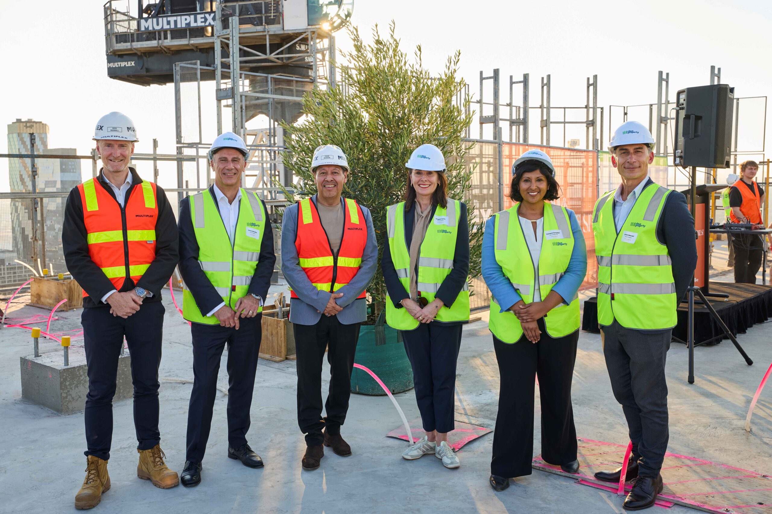 Multiplex ‘Tops Out’ Cbus Property’s $1B Office