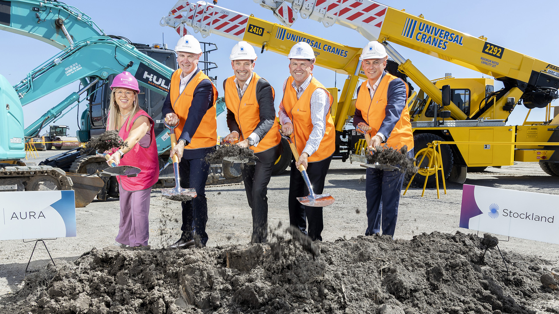 Aura Town Centre Starts Construction