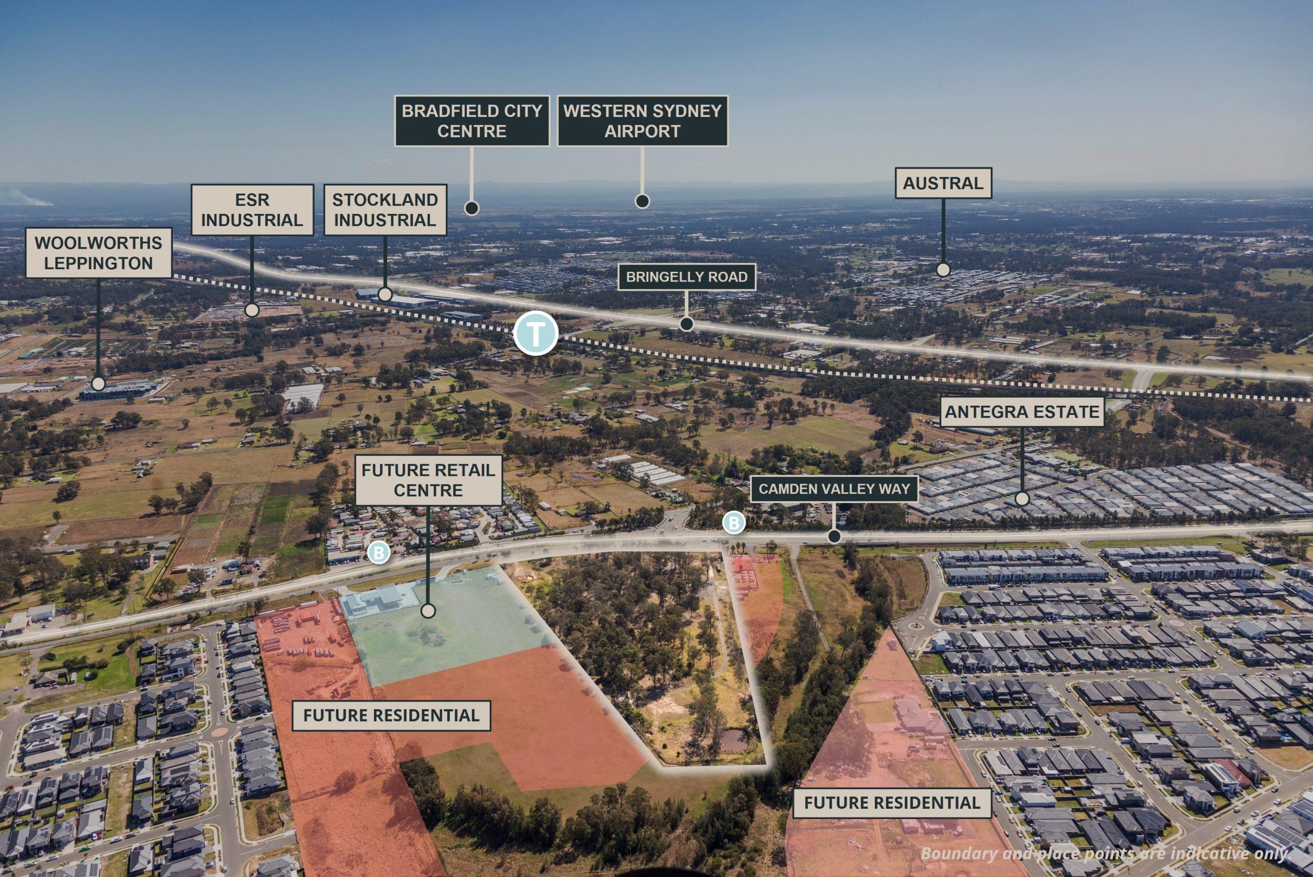 Leppington Estate with approval for over 100 dwellings on the market