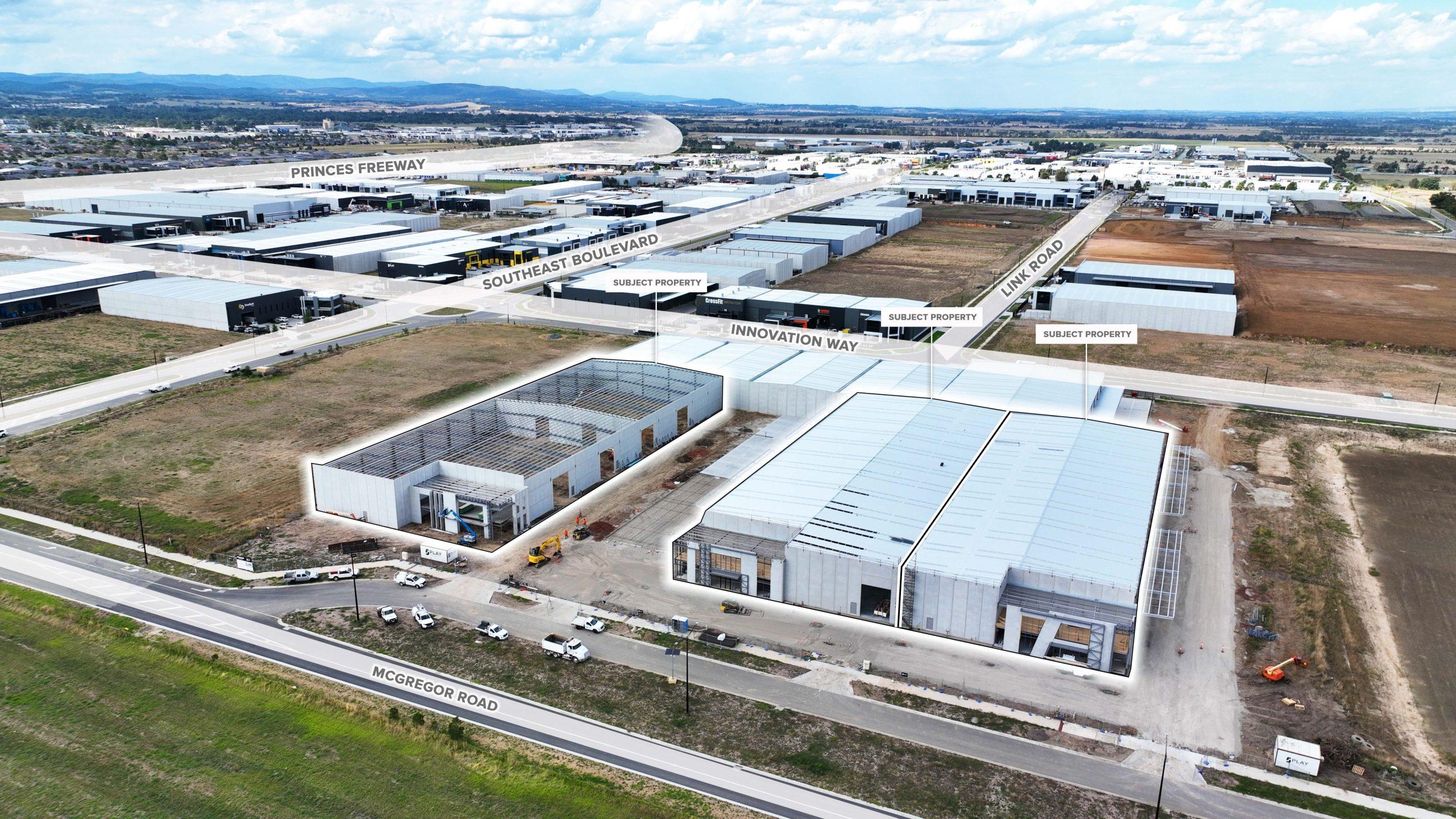 Three speculative warehouses in Pakenham leased before completion