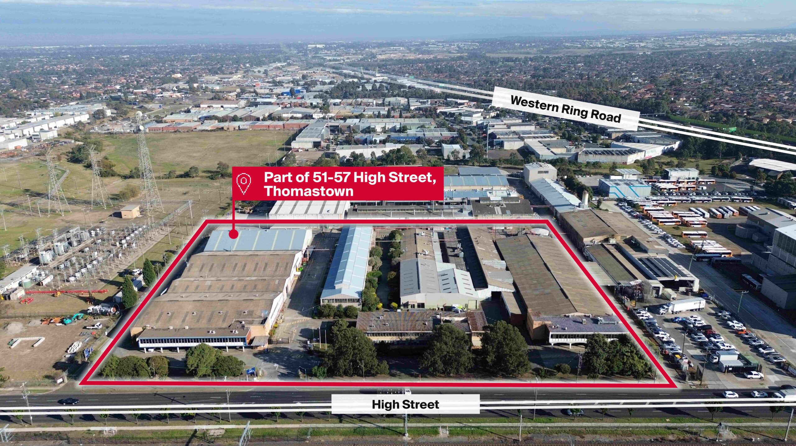 2.4 Hectare Industrial Site in Thomastown up for Sale