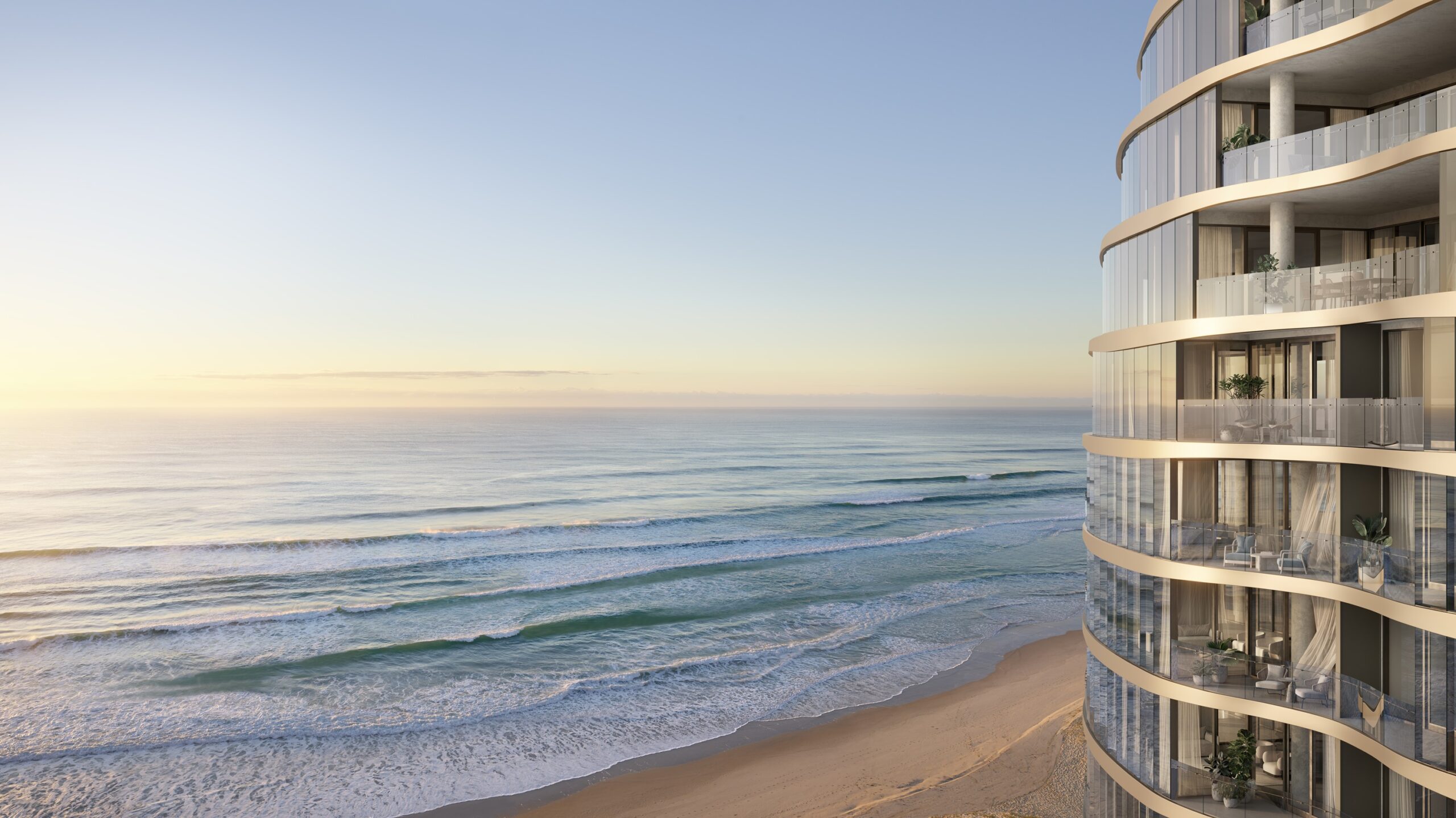 A view of the beachfront in Royale Gold Coast