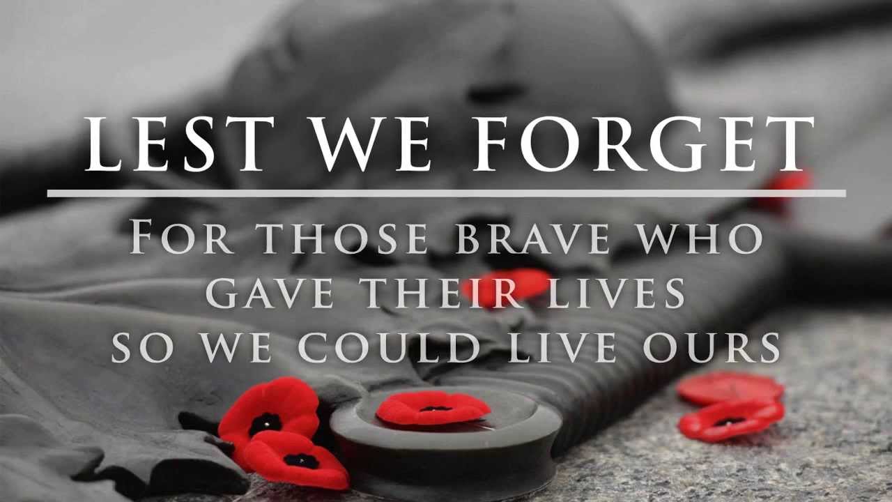 Freedom is Frail: Lest We Forget